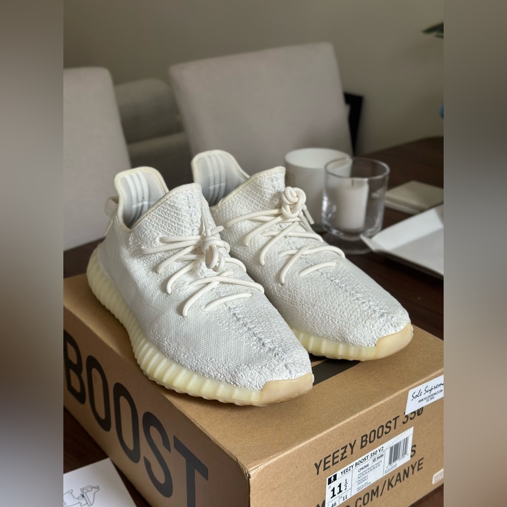 Yeezy Adidas Boost 350 V2 - White - Men’s US Size 11.5